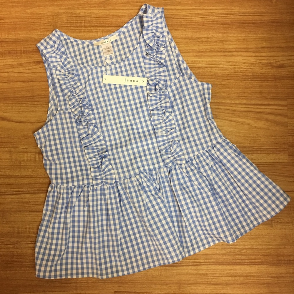 Jenn & Jo Gingham Tank Top